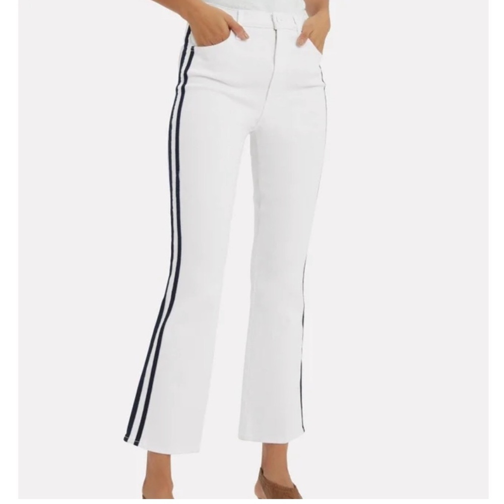 MOTHER The Hustler Ankle Glass Slipper Racer Jeans Size 26